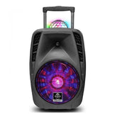 iDance Groove 216 Tragbarer Akku-Gartenlautsprecher, Bluetooth-Lautsprecher, Party